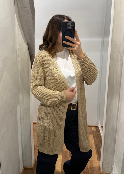 Cardigan Lurex Oro - SUSY MIX - MARYGIÒ
