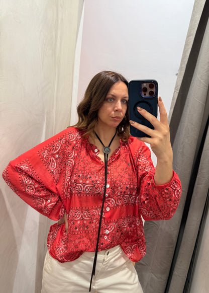 CAMICIA BANDANA + COLLANA BOLO - SUSY MIX - MARYGIÒ