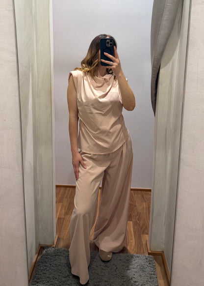 Coordinato Blusa e Pantalone Rosa - SUSY MIX