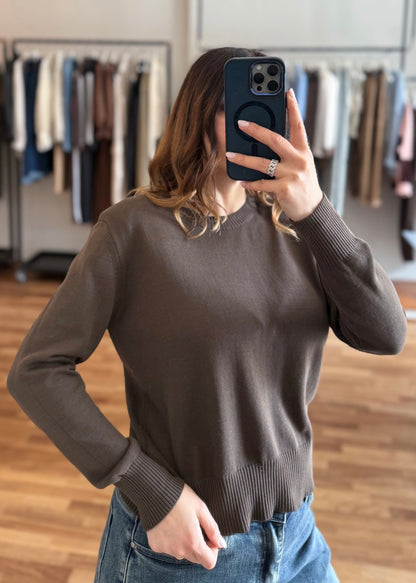 Maglia Girocollo Spalline Rosa - SUSY MIX (Copia) - MARYGIÒ