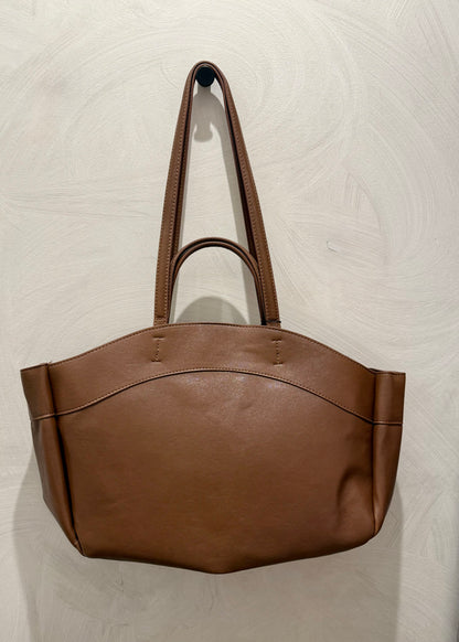 Borsa Doppio Manico Cuoio