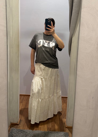 T-shirt NYC Grigio Piombo - SUSY MIX