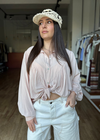 Camicia Fluida Rosa Cipria - SUSY MIX