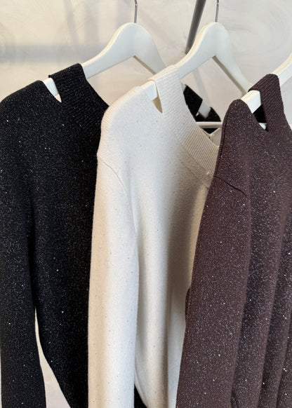 Maglia Cut Out Lurex | più colori - SUSY MIX