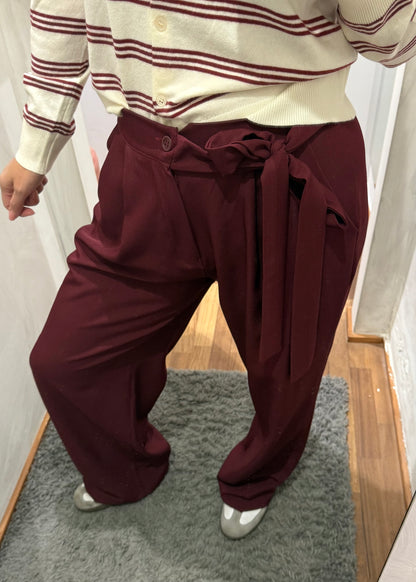 Pantalone Palazzo Con Cintura | più colori
