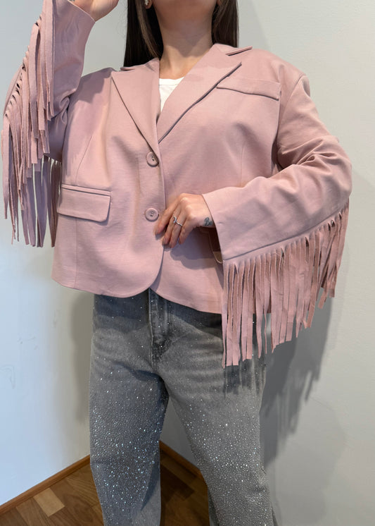 GIACCA FRANGE ROSA - SUSY MIX - MARYGIÒ