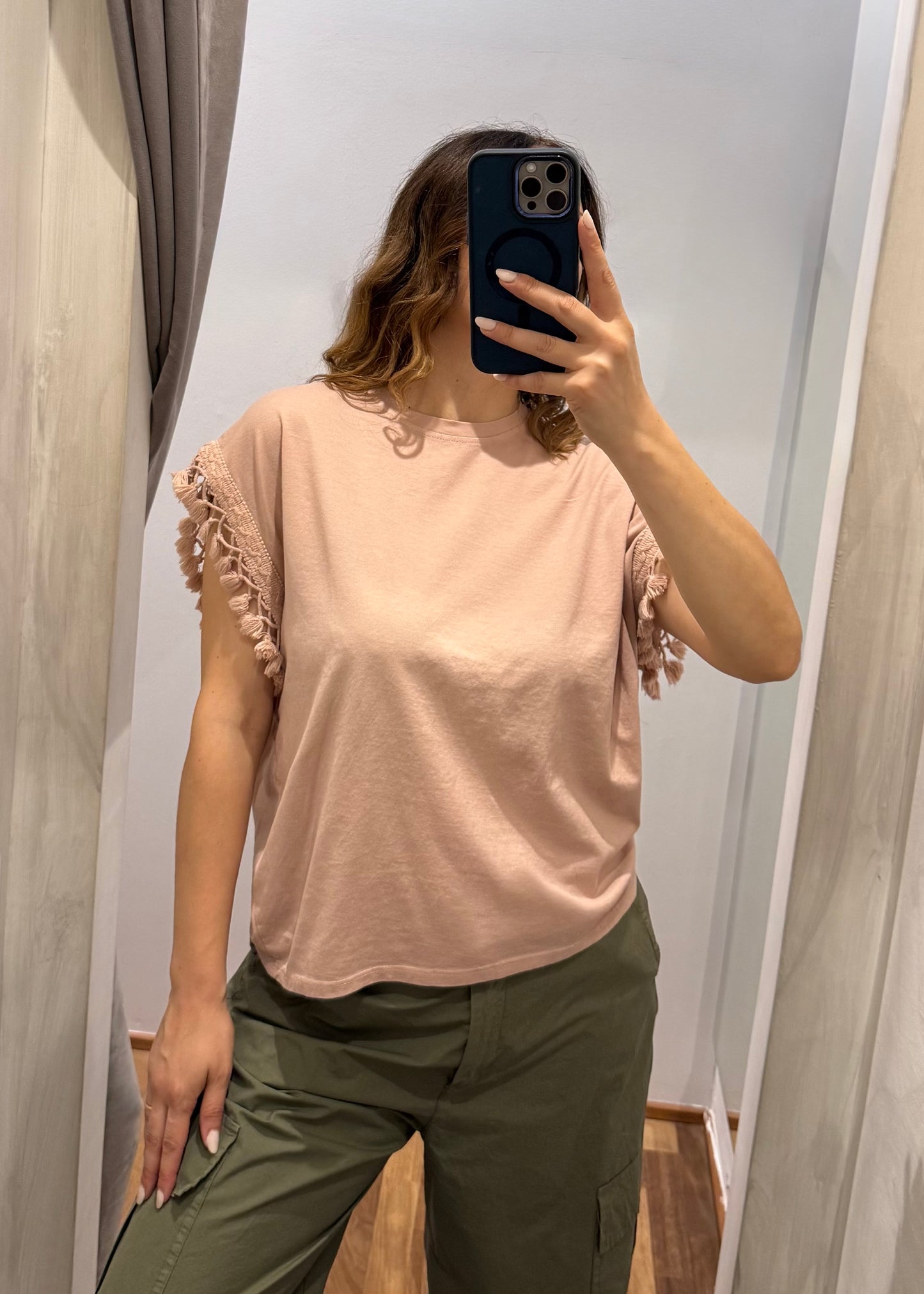 T-shirt Nappine Rosa Cipria - SUSY MIX