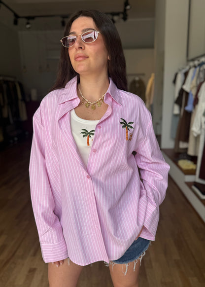 Camicia con Canotta Rosa - SUSY MIX - MARYGIÒ