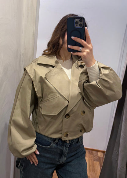 Trench Bomber Corto Sabbia - SUSY MIX - MARYGIÒ