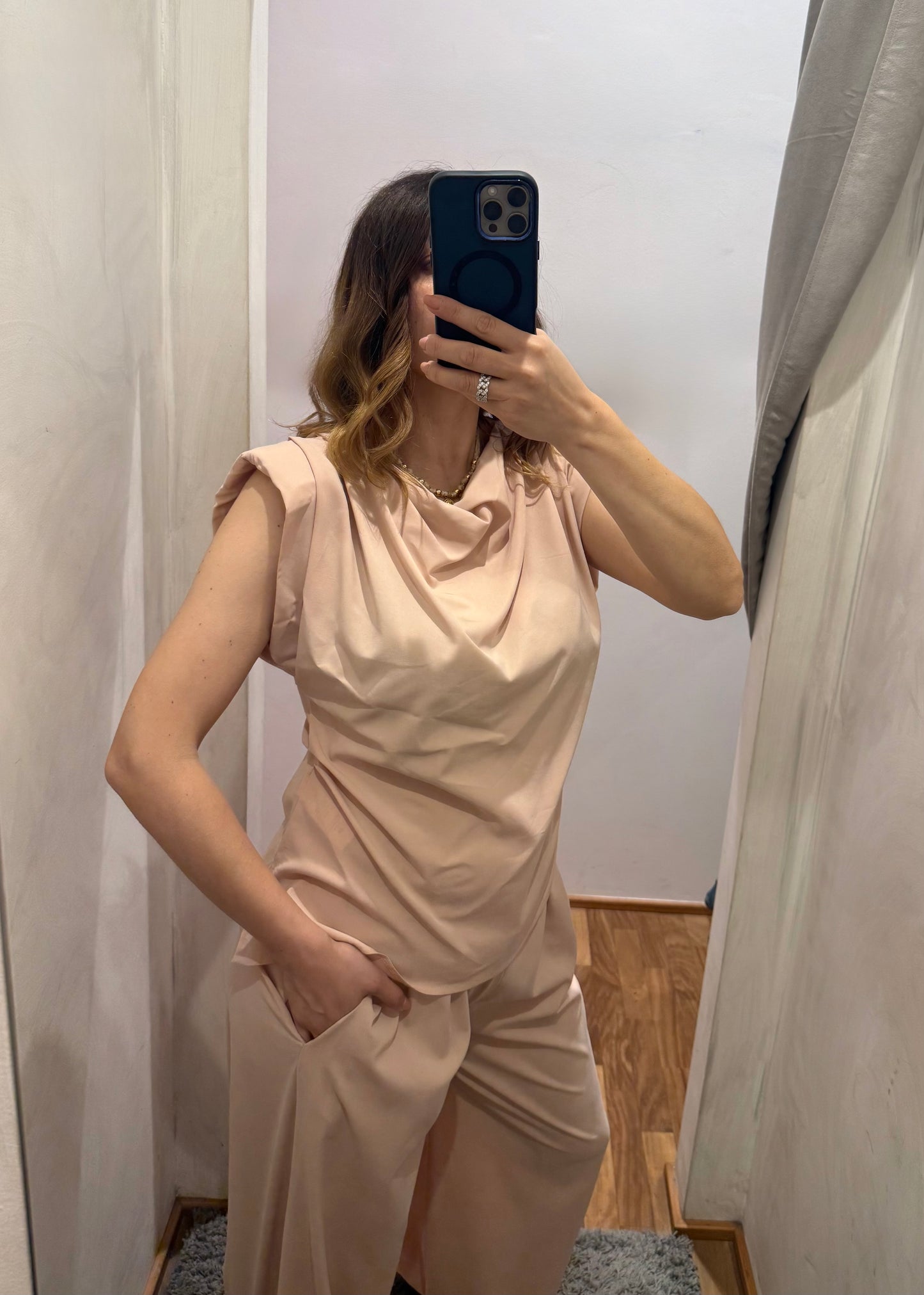 Coordinato Blusa e Pantalone Rosa - SUSY MIX