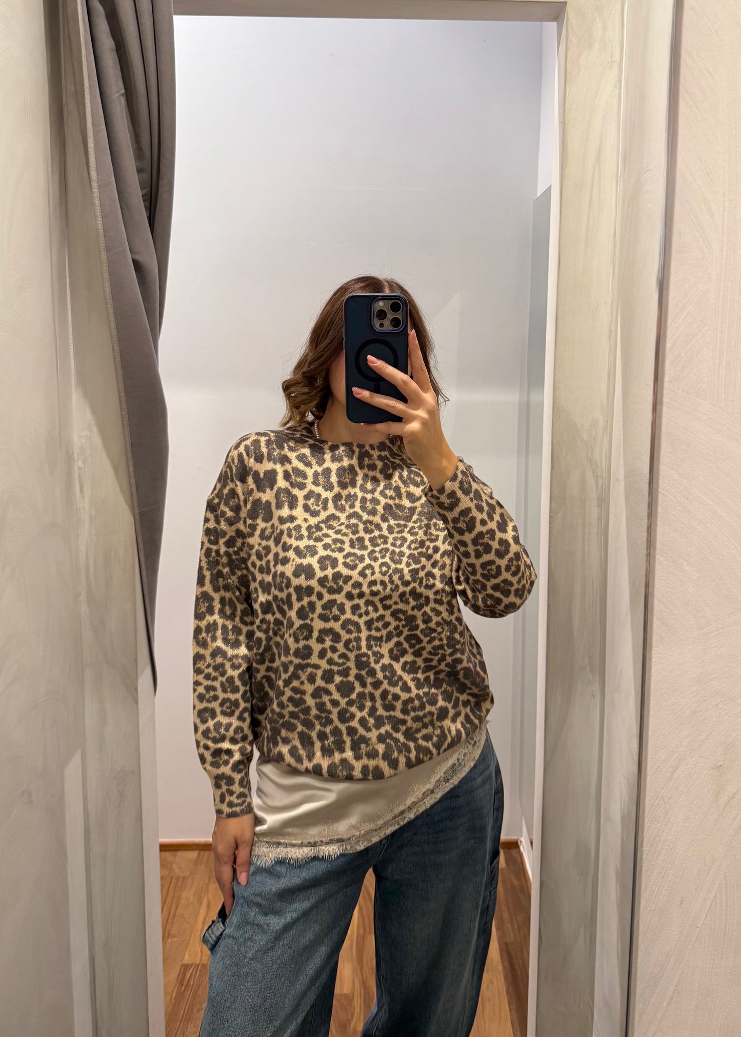 Maglione Animalier Lurex