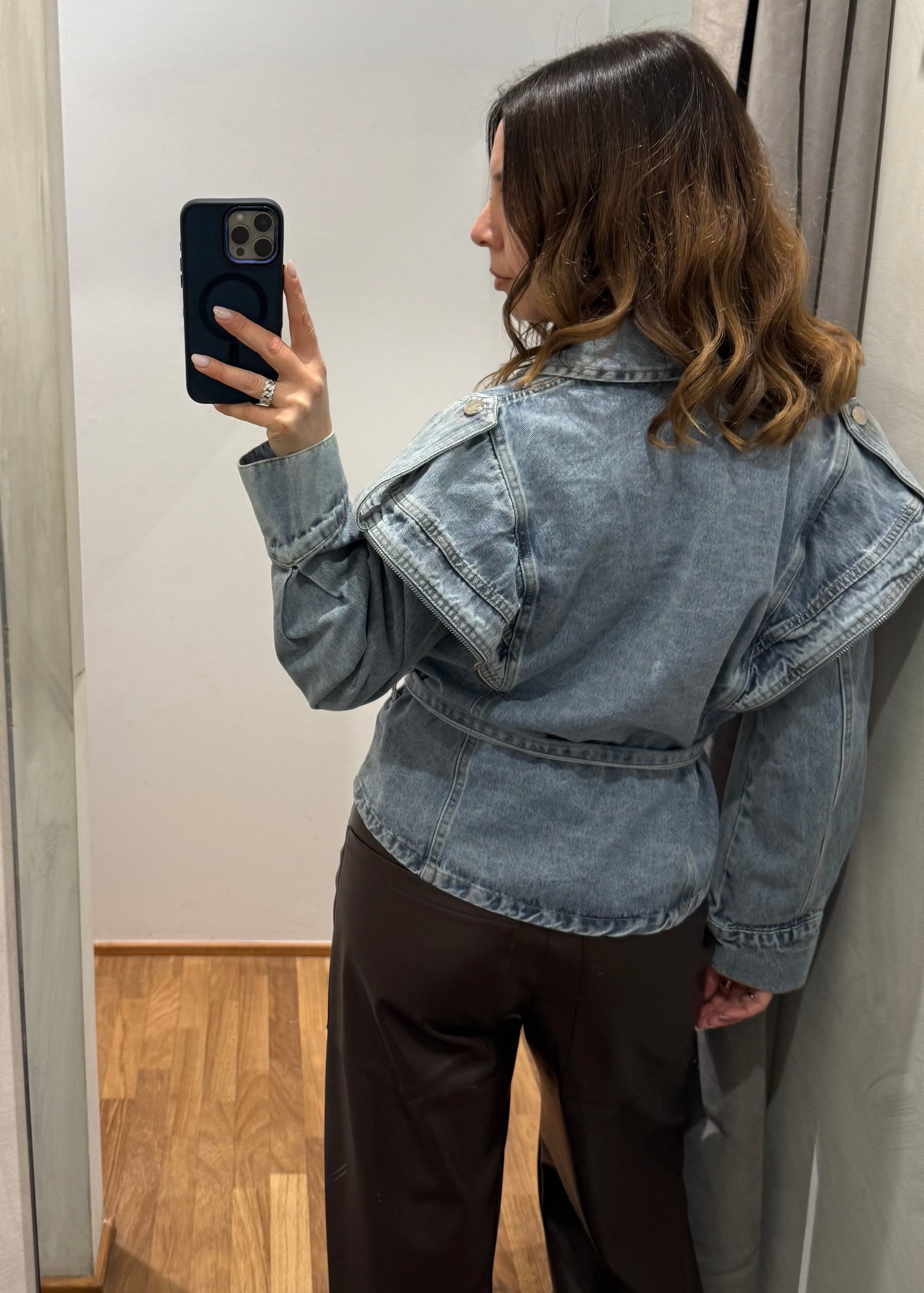 Giacca Denim con Cintura - SUSY MIX - MARYGIÒ