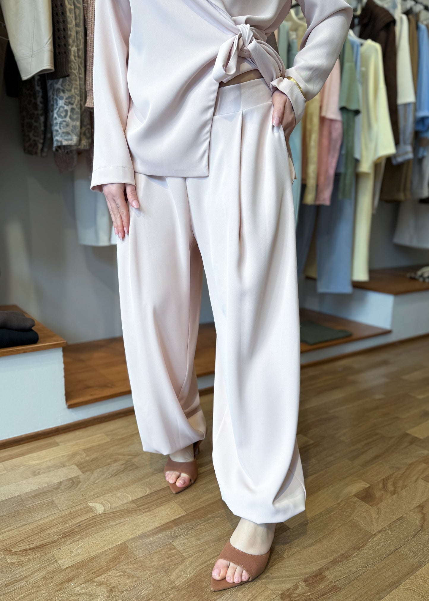 Tailleur Fluido Rosa - SUSY MIX - MARYGIÒ