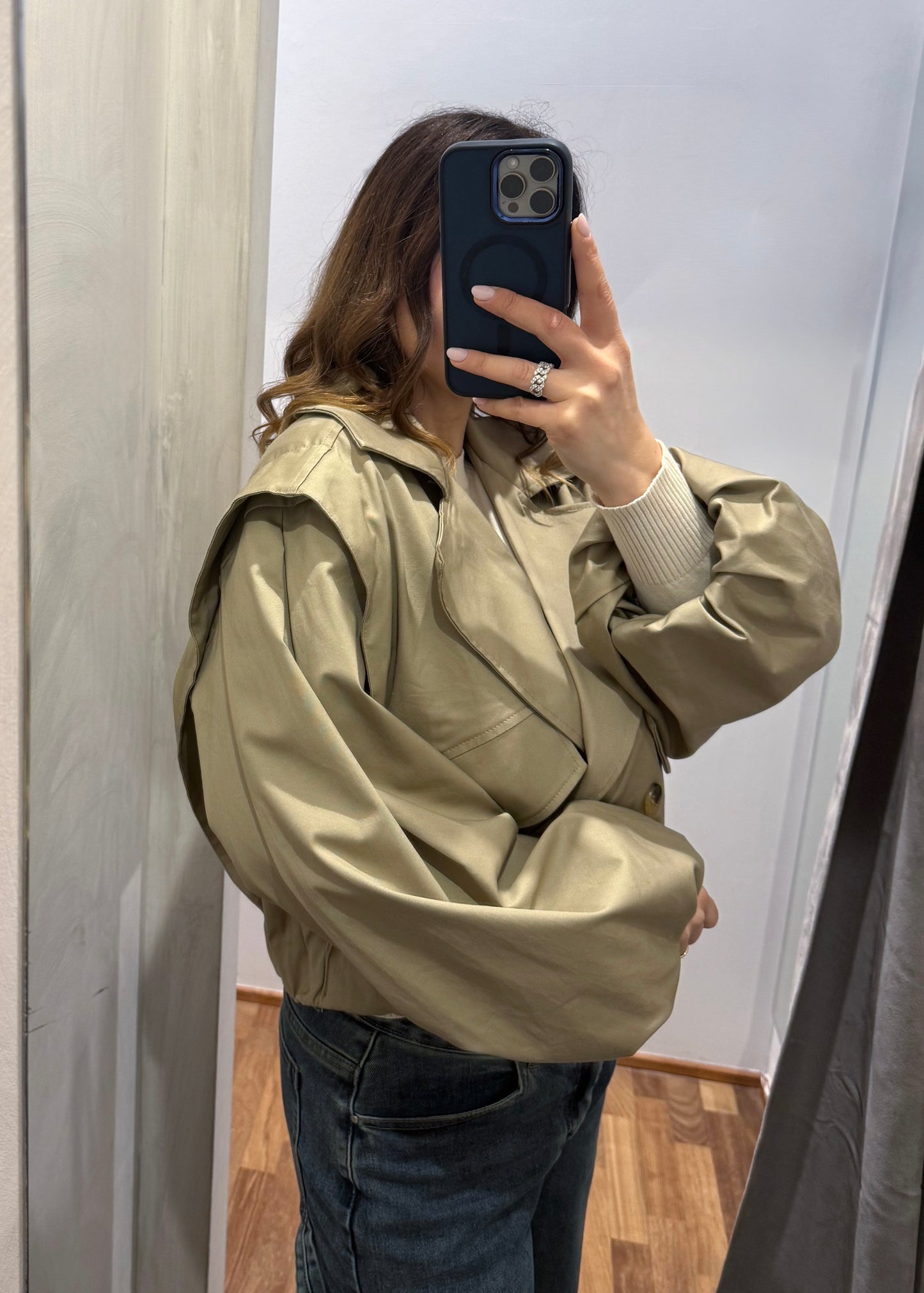Trench Bomber Corto Sabbia - SUSY MIX - MARYGIÒ