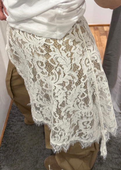 Pantalone Beige con Tasconi + Pareo Pizzo - SUSY MIX - MARYGIÒ