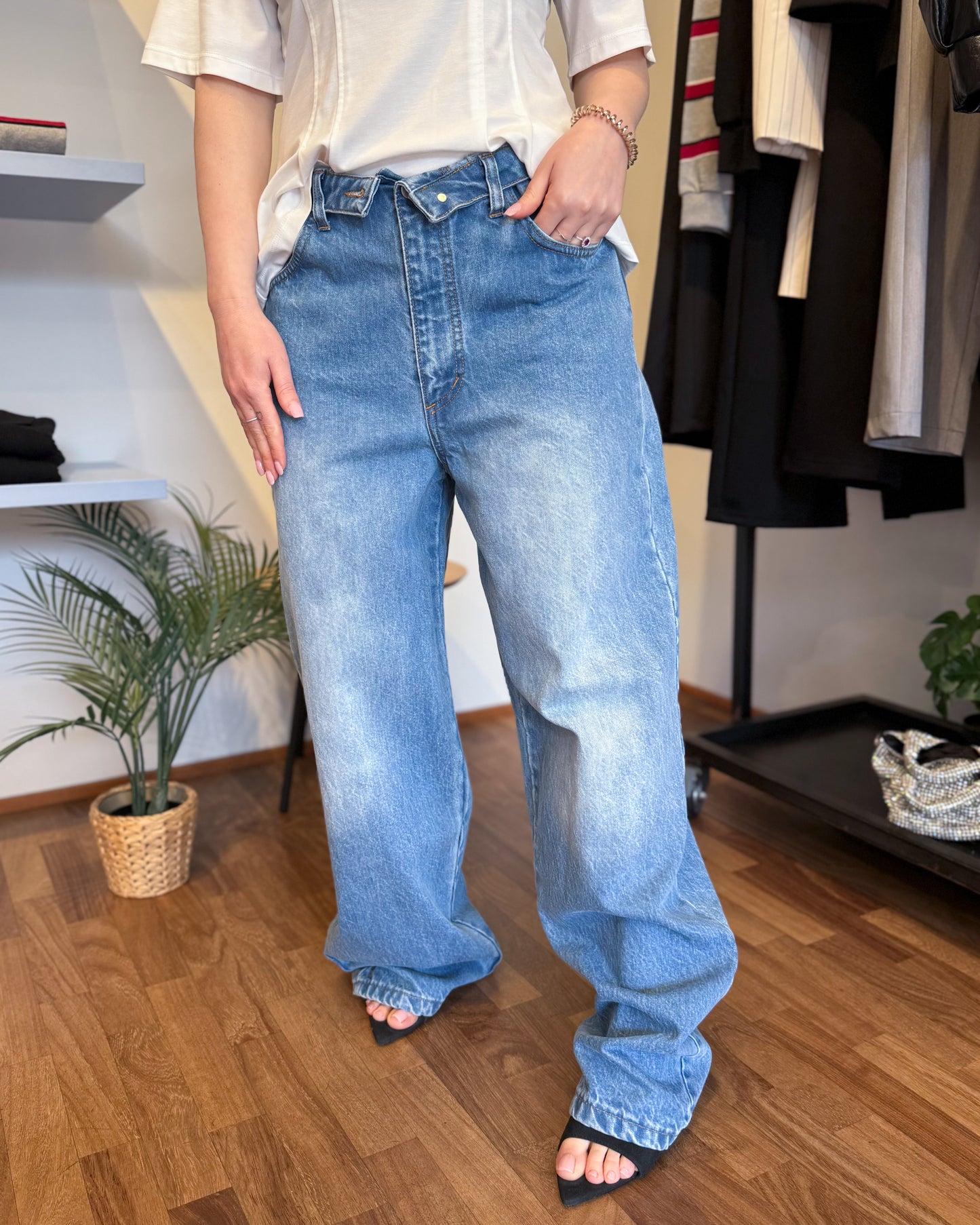 Jeans Baggy con Risvolto - SUSY MIX - MARYGIÒ