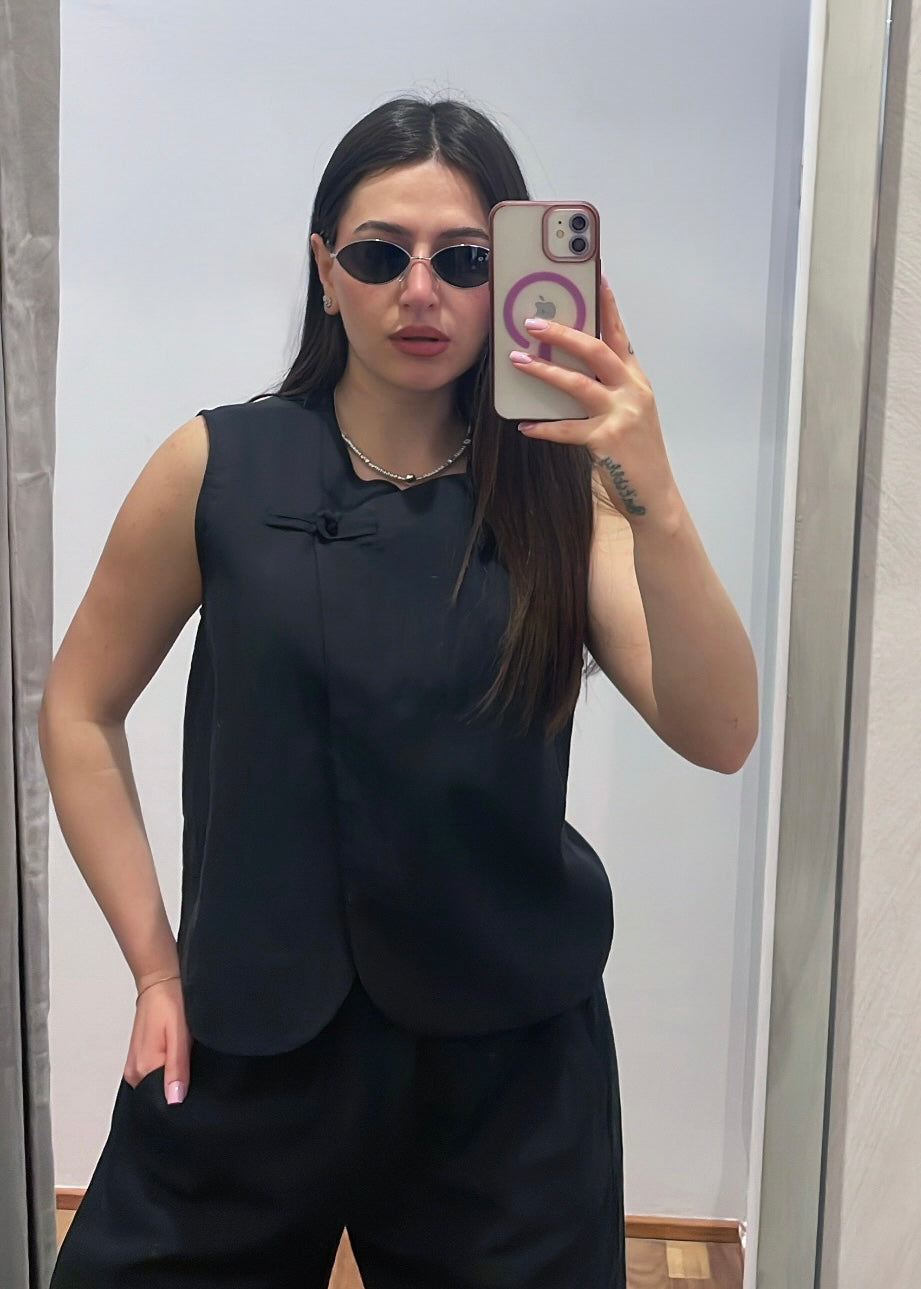 Completo Gilet e Pantalone Nero - SUSY MIX - MARYGIÒ