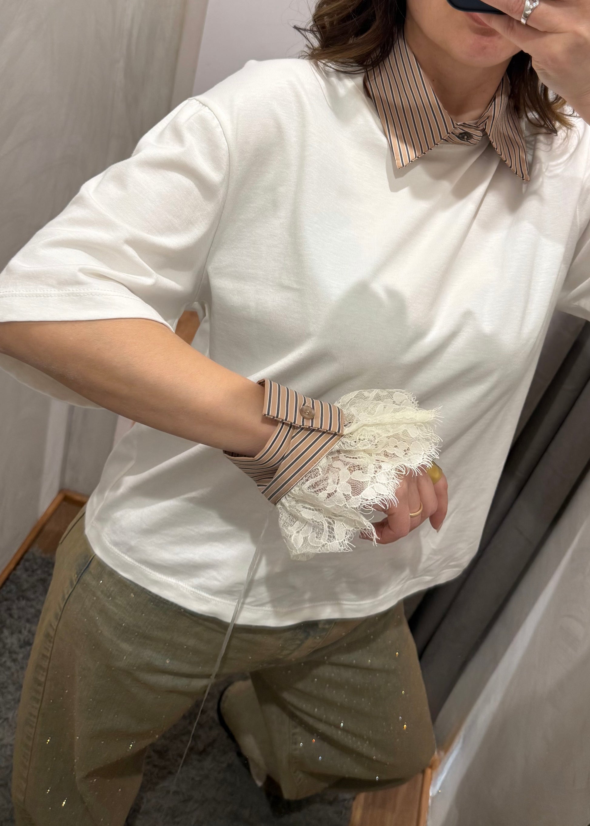 T-shirt Colletto+Polsini - SUSY MIX - MARYGIÒ