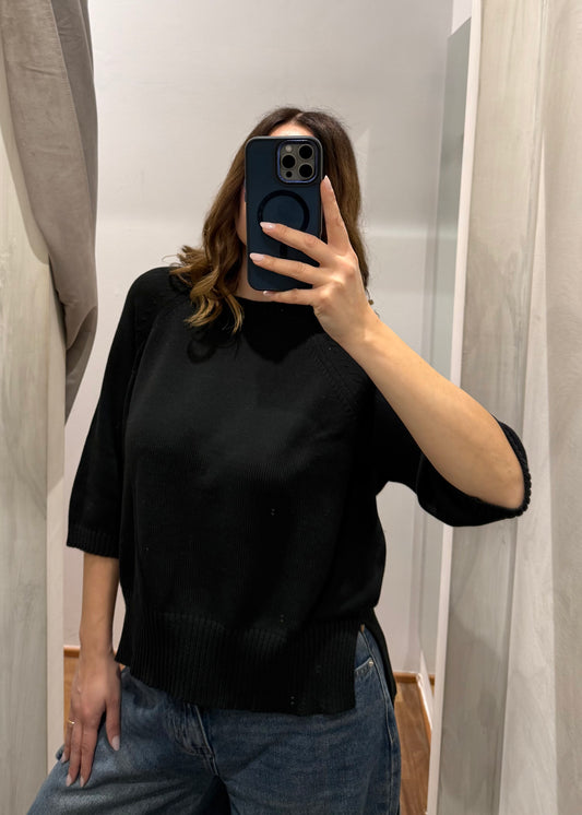 Maglia Paricollo Nera - SUSY MIX