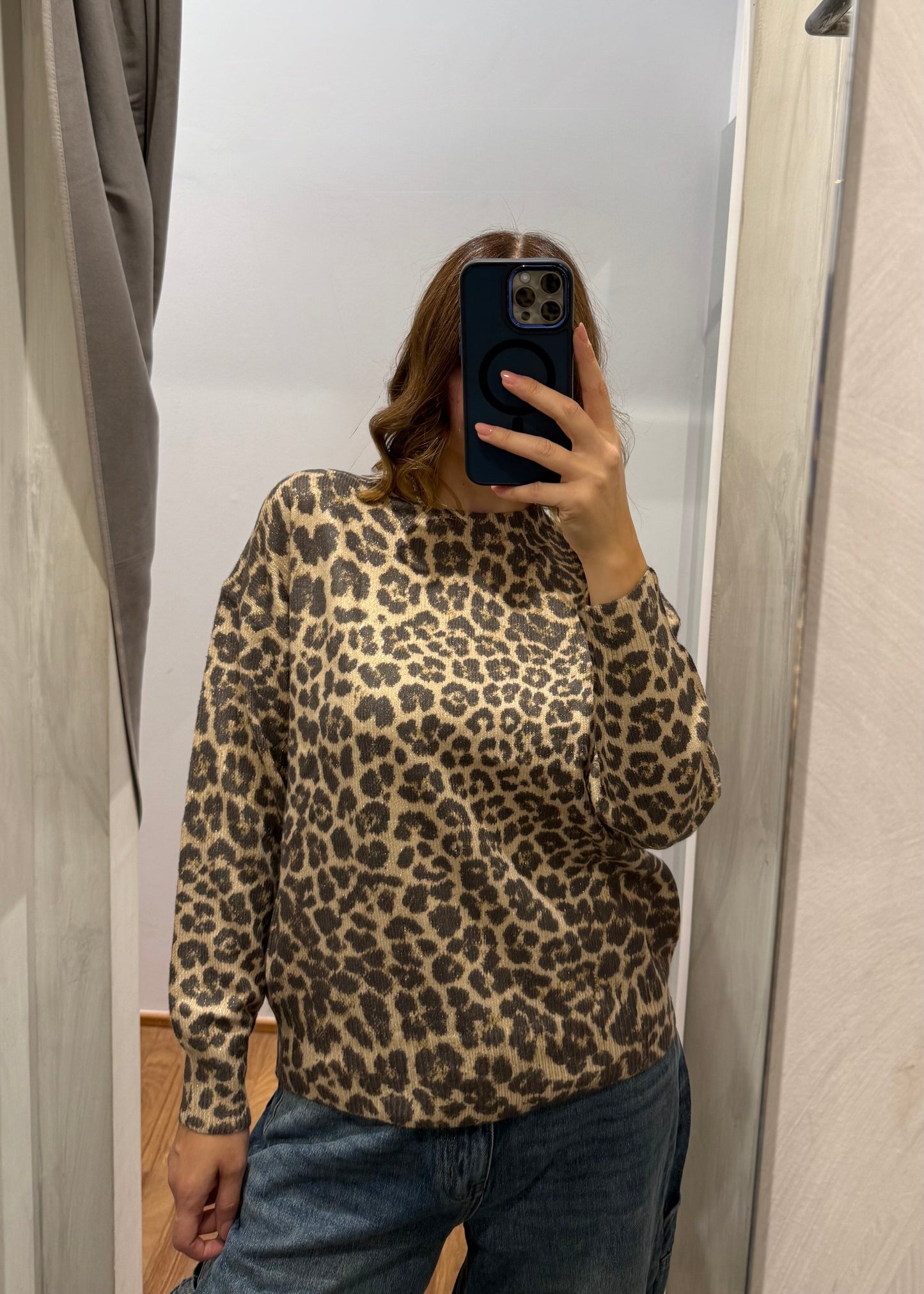 Maglione Animalier Lurex