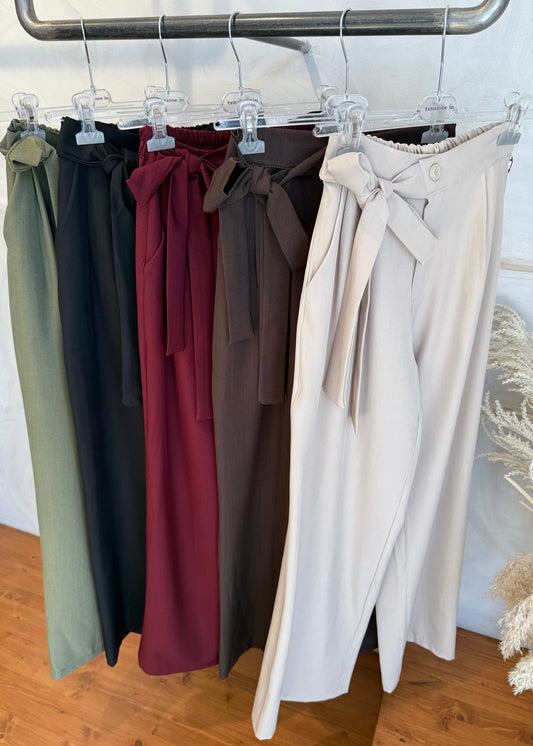 Pantalone Palazzo Con Cintura | più colori