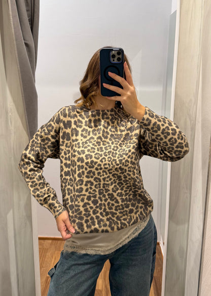 Maglione Animalier Lurex