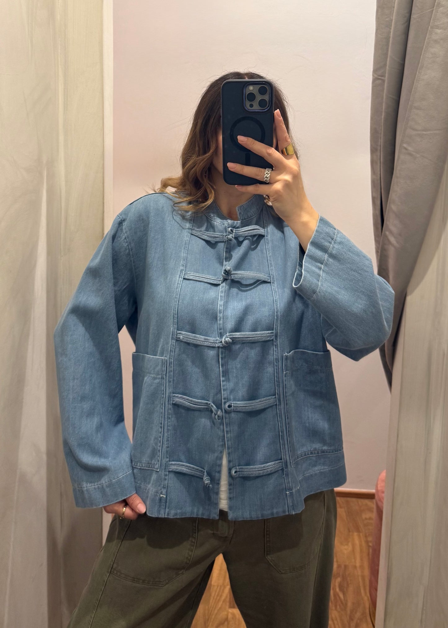 Giacca in Denim con Alamari - SUSY MIX - MARYGIÒ