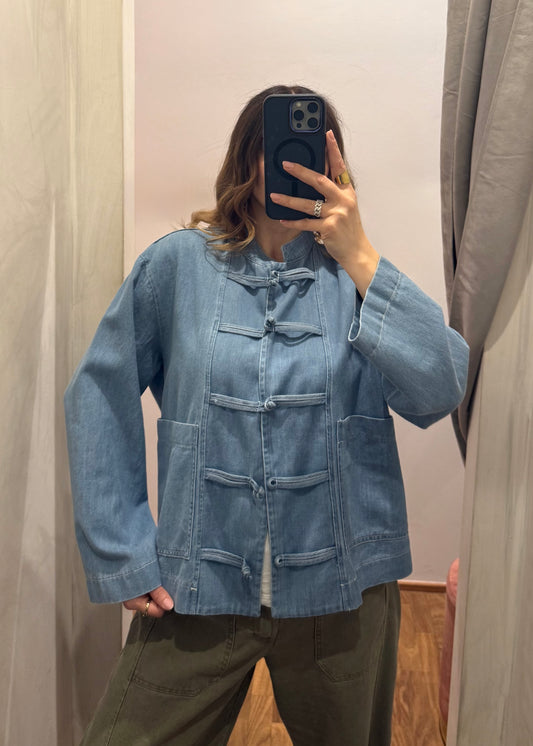 Giacca in Denim con Alamari - SUSY MIX