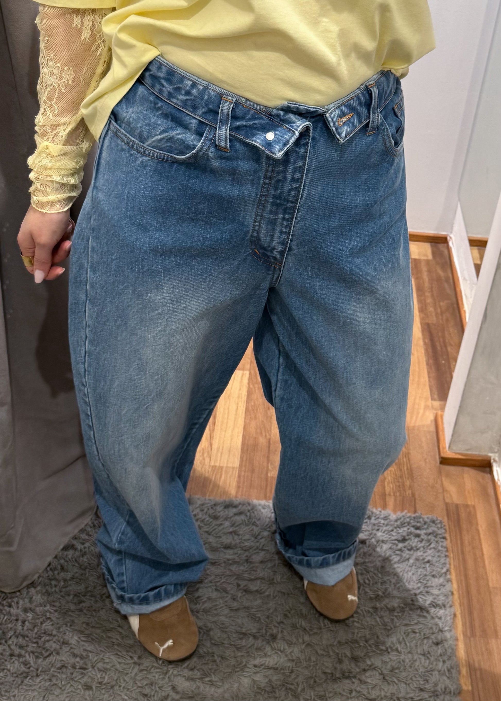 Jeans Baggy con Risvolto - SUSY MIX - MARYGIÒ
