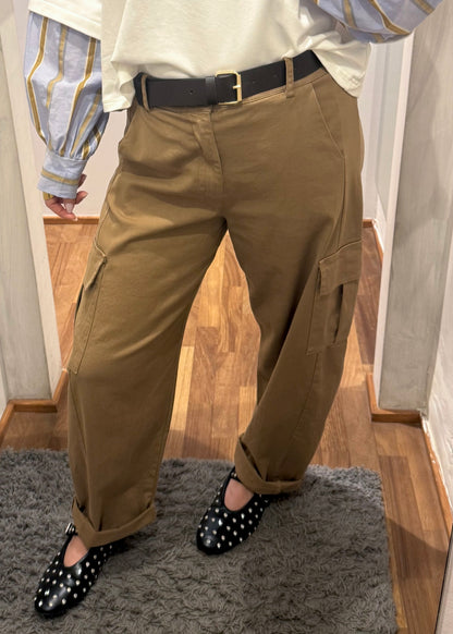 Pantalone Cargo Cammello - SUSY MIX - MARYGIÒ