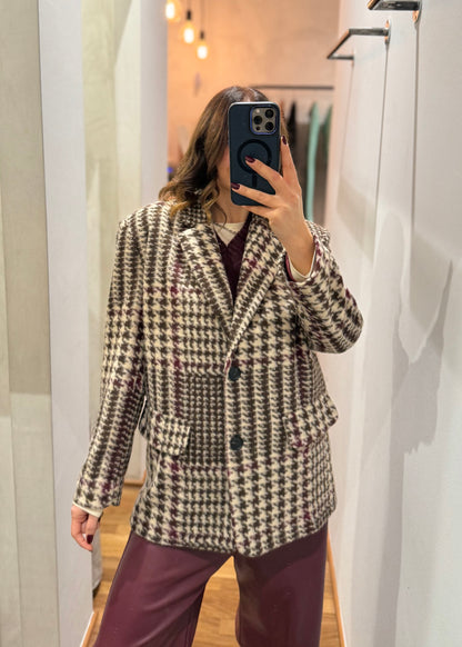 Giacca Over Pied De Poule -SUSY MIX