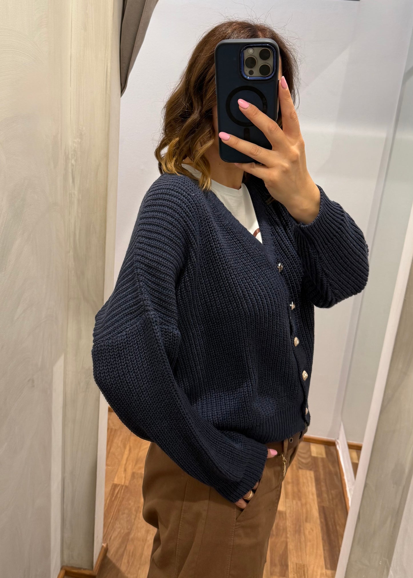 CARDIGAN BOTTONI ORO (più colori) - SUSY MIX - MARYGIÒ