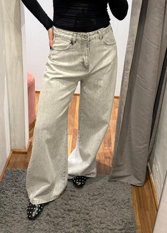 Jeans Giusy Grigio Chiaro - TENSIONE IN