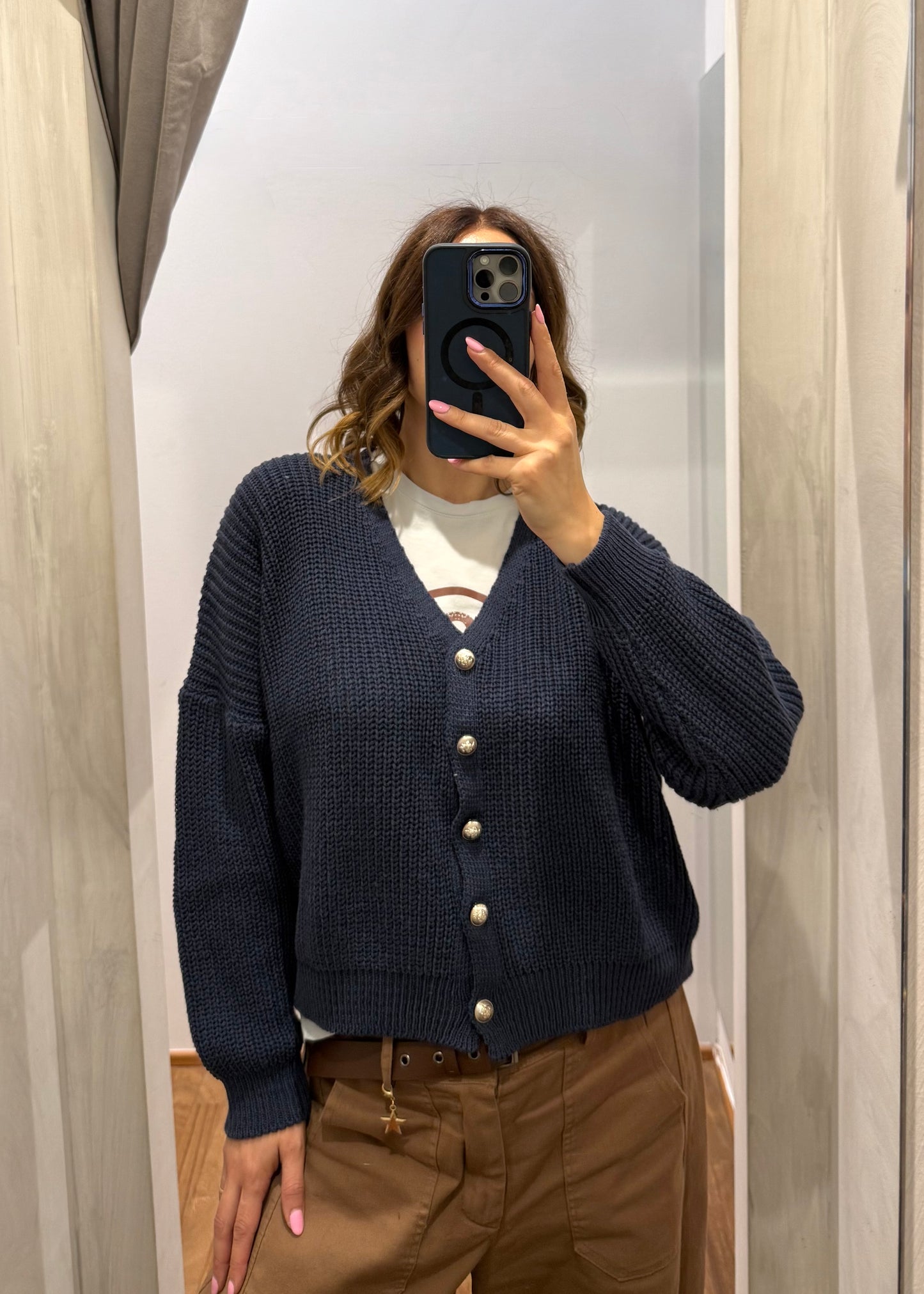 CARDIGAN BOTTONI ORO (più colori) - SUSY MIX - MARYGIÒ