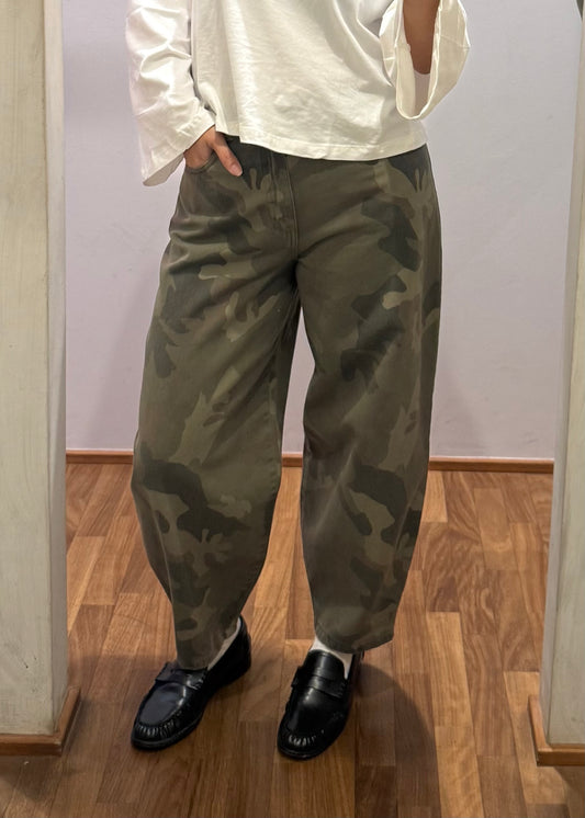 Jeans barrel-fit mimetico - Susy Mix