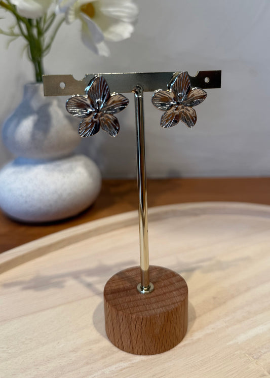 ORECCHINI FIORE ARGENTO - MARYGIÒ