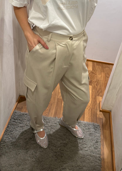 Pantalone Tasconato Beige - SUSY MIX