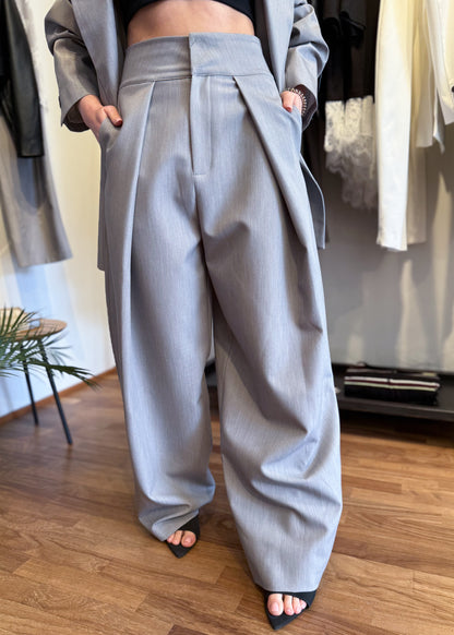 Pantalone Balloon Grigio - LUMINA - MARYGIÒ