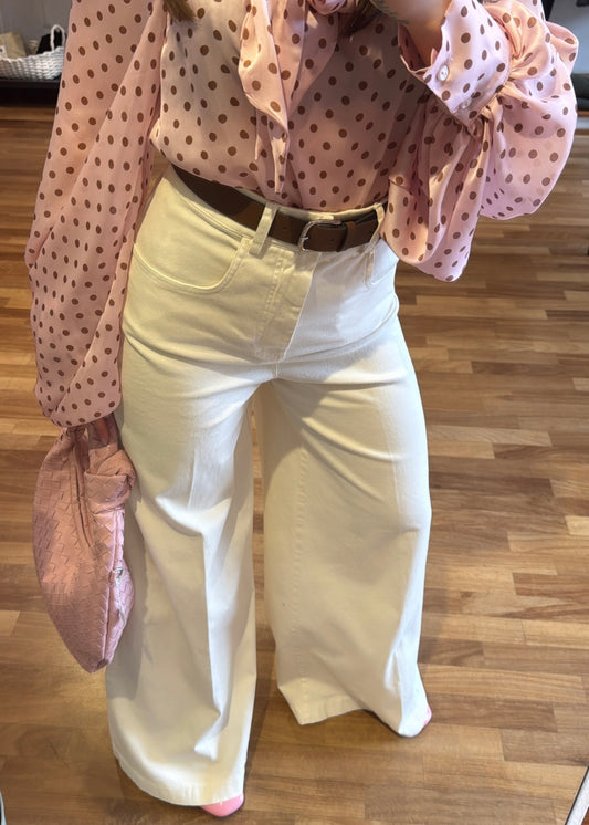 PANTALONE WIDE LEG BURRO - TENSIONE IN - MARYGIÒ