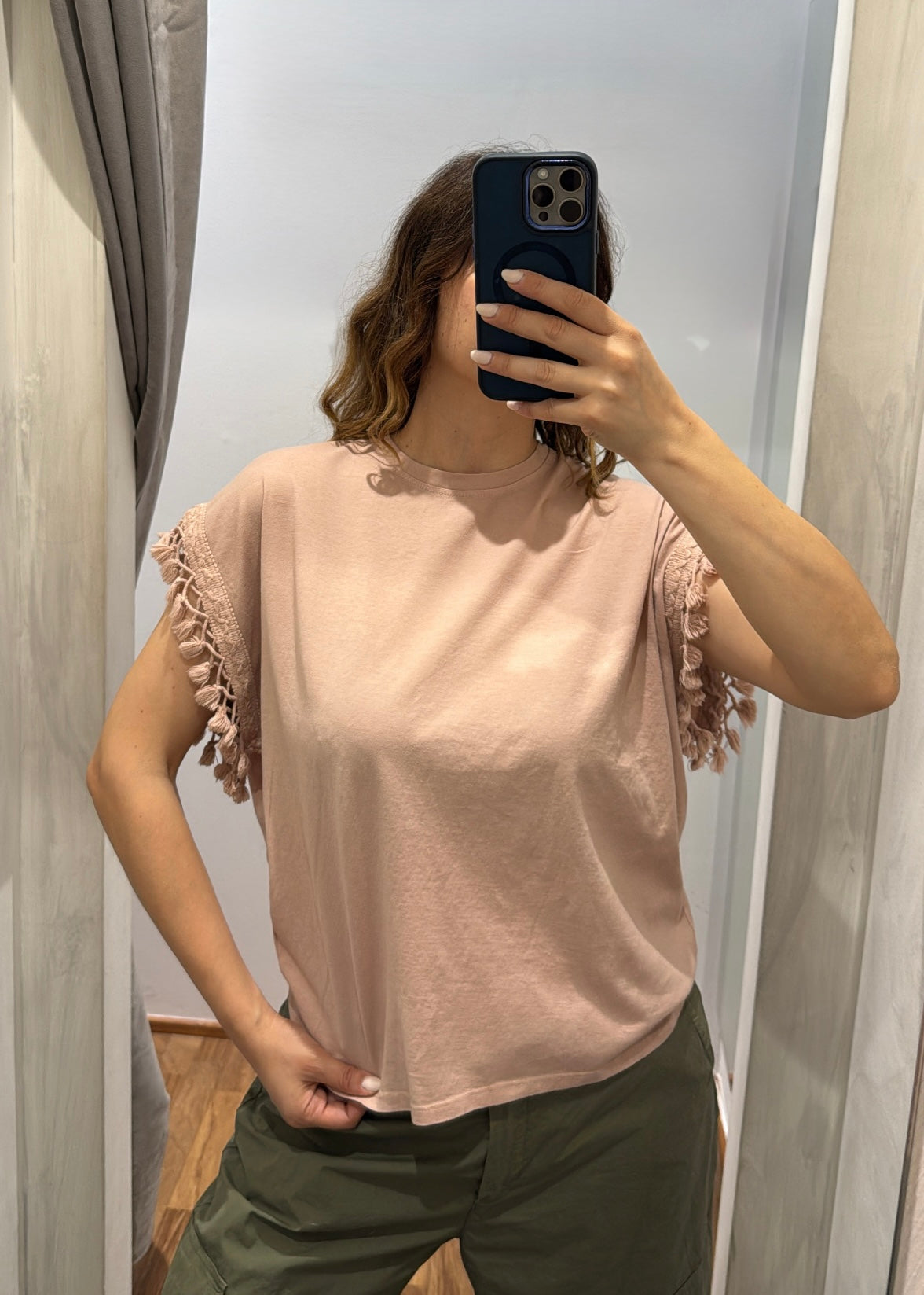 T-shirt Nappine Rosa Cipria - SUSY MIX