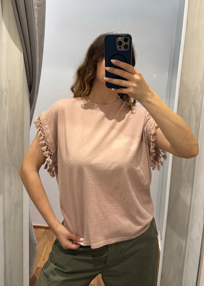 T-shirt Nappine Rosa Cipria - SUSY MIX