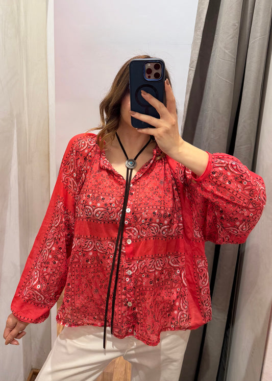 CAMICIA BANDANA + COLLANA BOLO - SUSY MIX - MARYGIÒ