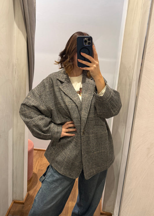 Giacca Cappotto Pied De Poule - MARYGIÒ