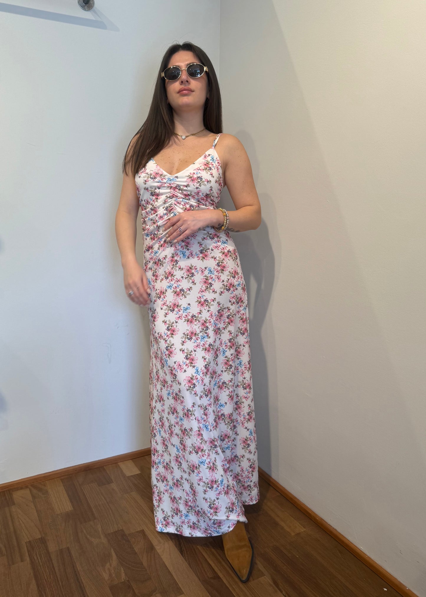 ABITO FIORI BURRO - SUSY MIX - MARYGIÒ