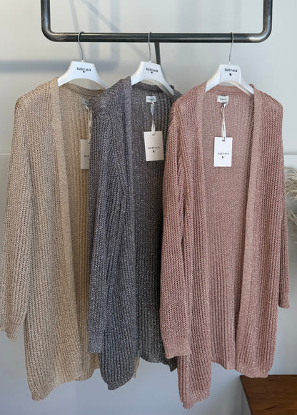 Cardigan Lurex Rosa - SUSY MIX - MARYGIÒ