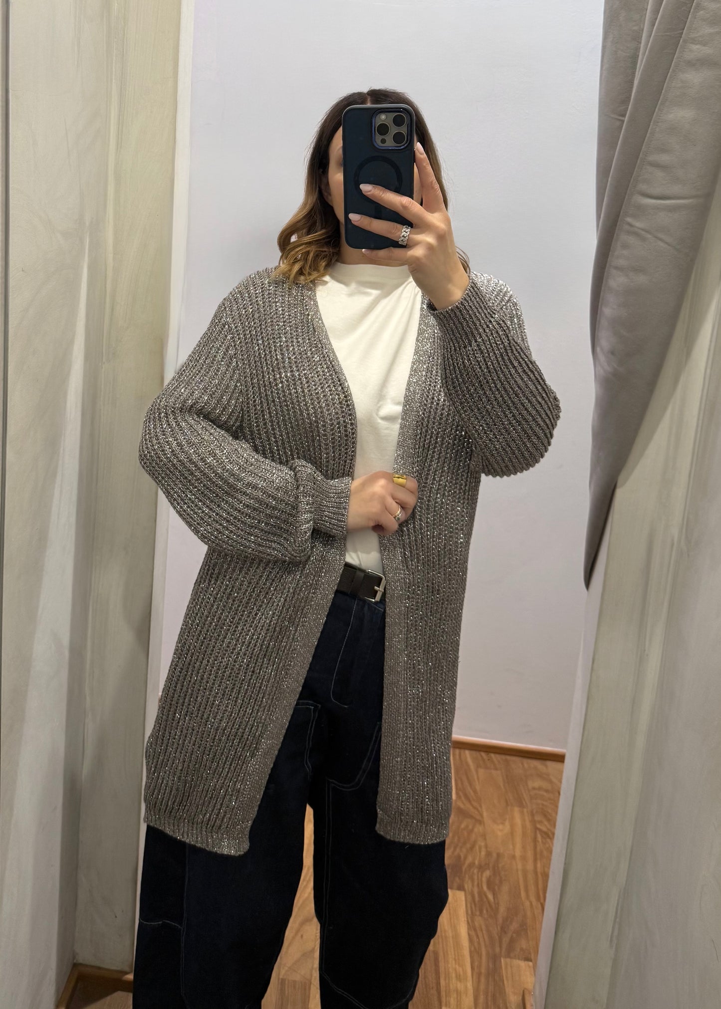 Cardigan Lurex Fango - SUSY MIX - MARYGIÒ