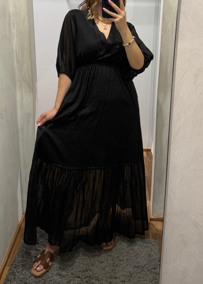 ABITO IN MUSSOLA NERO - SUSY MIX - MARYGIÒ