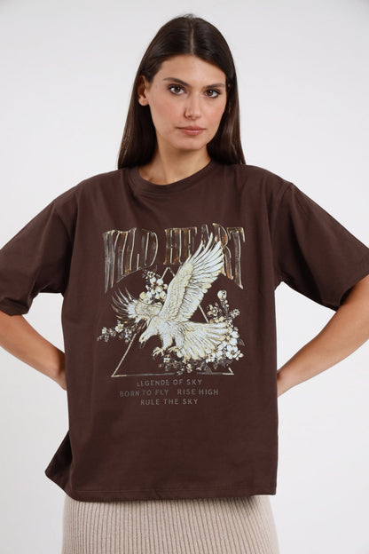 T-shirt WILD HEART | più colori - Susy Mix