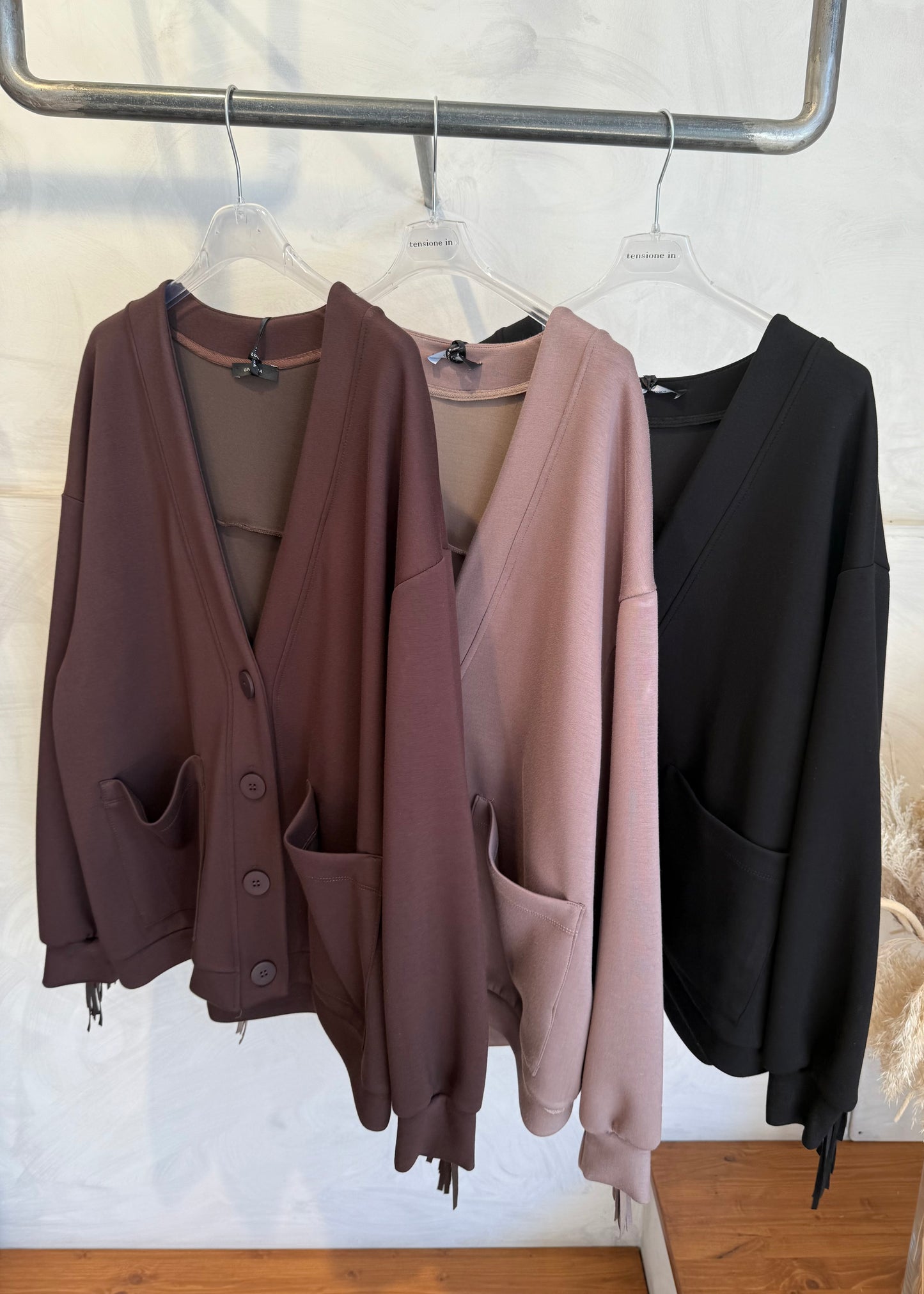 Cardigan Frange | più colori - LUMINA