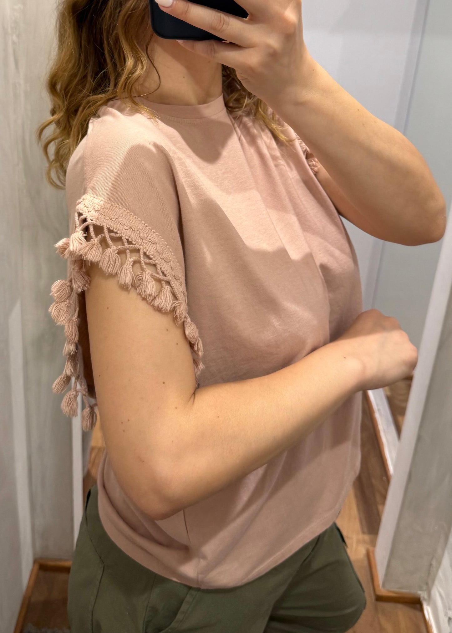 T-shirt Nappine Rosa Cipria - SUSY MIX